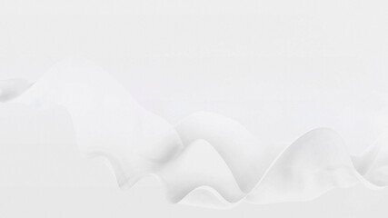 White Smooth Waves Corporate Background