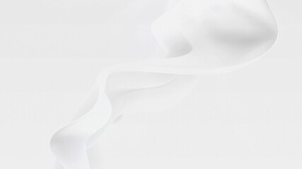 White Smooth Waves Corporate Background