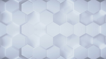 Hexagons 3D Background Corporate Business Promotion