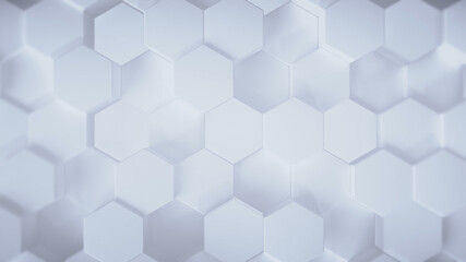 Fototapeta premium Hexagons 3D Background Corporate Business Promotion
