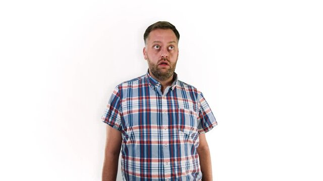 Man sees something scary and is scared #TheCoolStockGuy