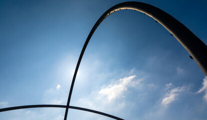 Fototapeta na wymiar arch in the sky