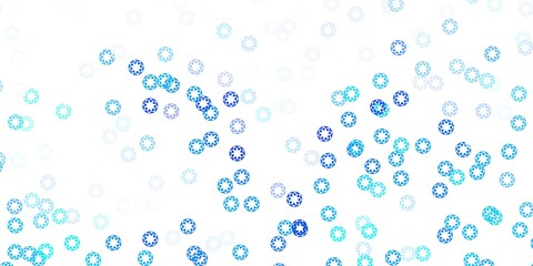 Fototapeta na wymiar Light blue vector pattern with spheres.