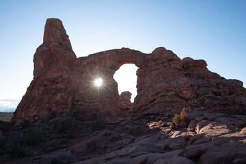 Turret Arch, Arches National Park, Moab, Utah, USA