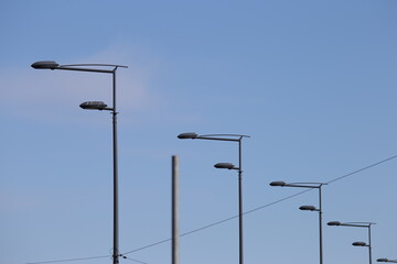 street lamp in the city