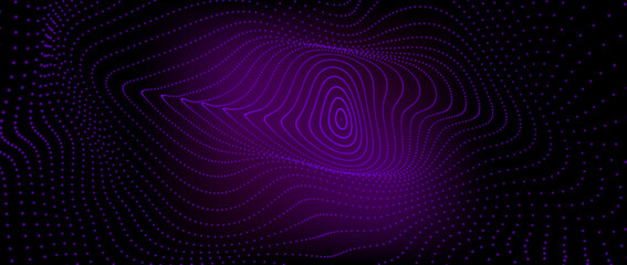 Fototapeta premium 3d technology. Futuristic vector illustration. Visualization of big data.