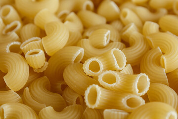 raw italian pasta background. macro photo. textured