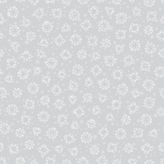 Fototapeta premium Flowers. Vector Seamless pattern of Hand Drawn Doodles Flowers. Endless floral texture. Vintage floral wallpaper.