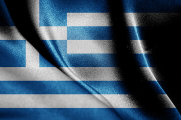 Obraz premium Abstract smooth silk background with the country flag