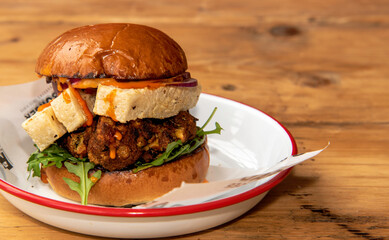 Vegan Falafel Burger