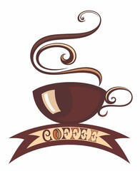 Coffee cup Logo Template vector icon design