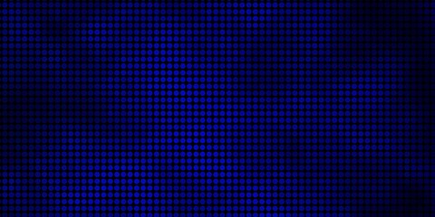 Dark BLUE vector background with bubbles.