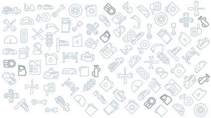 Car icon background. Car service vector icon background.