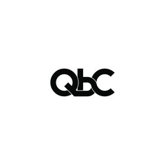 qbc letter original monogram logo design