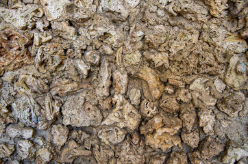 Tuff stone as texture and background