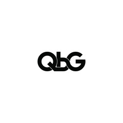 qbg letter original monogram logo design
