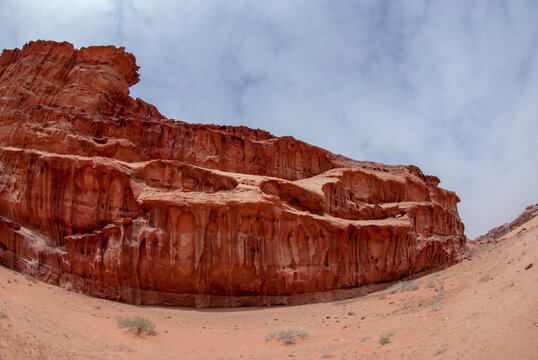 Desert landscape, Wadi Rum, Jordan