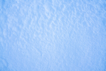 Blue snow texture. fresh snow background