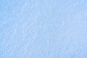 Blue snow with texture. fresh snow background