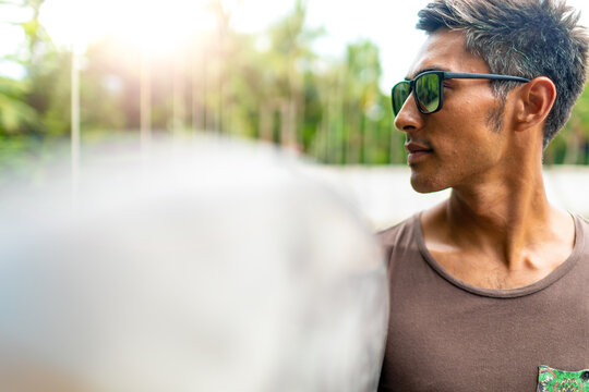 Man wearing sunglasses, Pagudpud, Ilocos Norte, Philippines