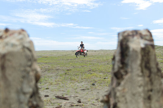 Motorcyclist, Abulug, Cagayan, Philippines