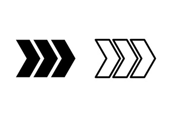 Arrow icon set. Arrow symbol. Arrow sign for your web design