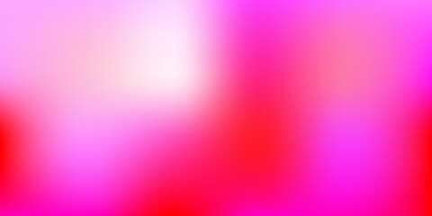 Light Pink, Yellow vector abstract blur layout.