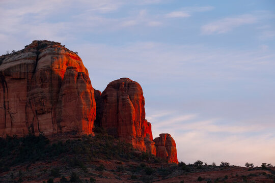 Scenic landscapes at sunset, Sedona, Arizona, USA