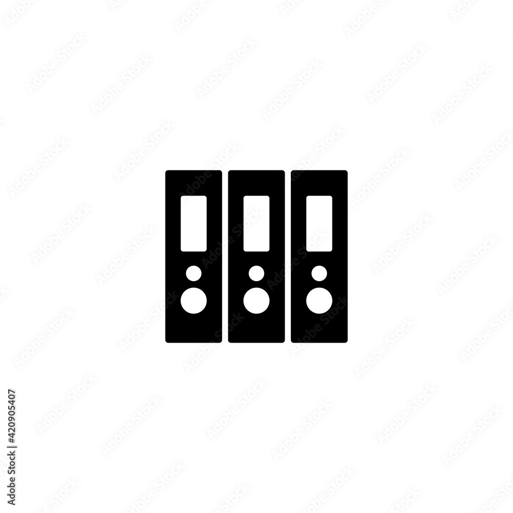 Poster folder file order paper for web, computer and mobile app