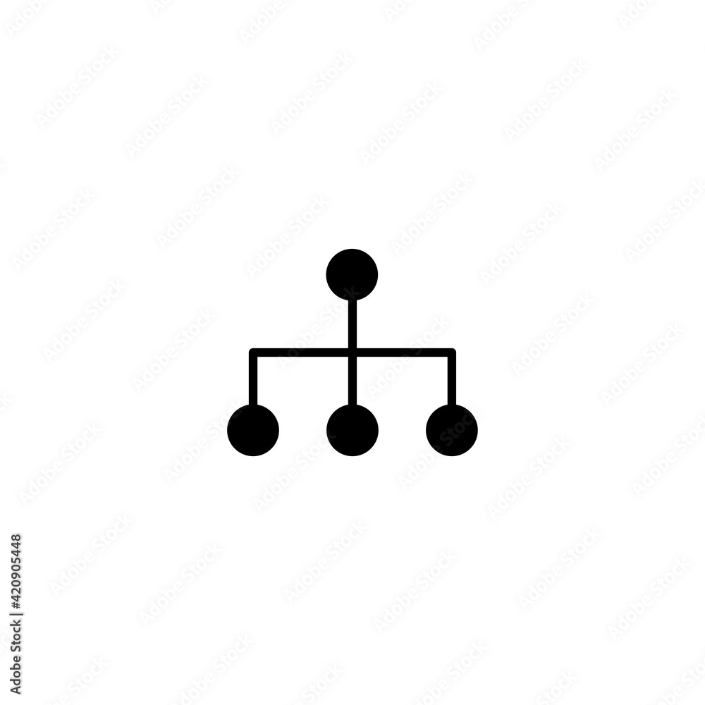 Poster structure icon vector for computer, web and mobile app