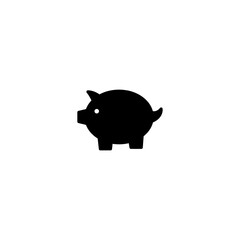Piggy icon vector for computer, web and mobile app 