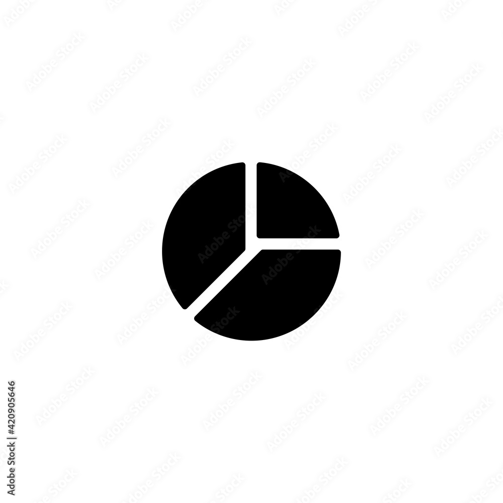 Poster graph icon, growth icon vector for computer, web and mobile app
