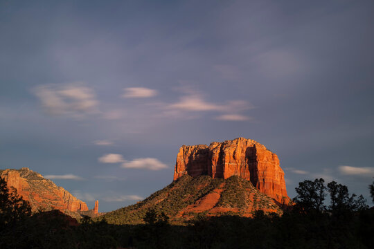 Scenic landscapes at sunset, Sedona, Arizona, USA