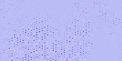 Light pink, blue vector texture with disks.