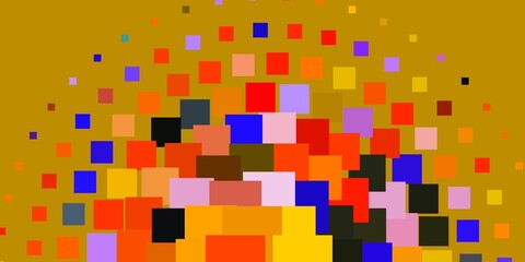 Light Multicolor vector backdrop with rectangles.