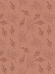seamless pattern with flowers