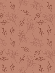 seamless pattern with flowers