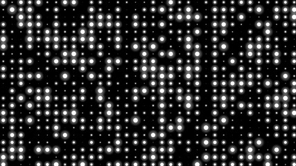 Dot white black pattern gradient texture background. Abstract  technology big data digital background. 3d rendering.