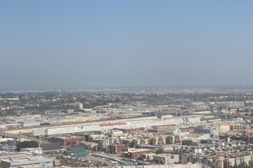 Fototapeta na wymiar Aerial View LA City
