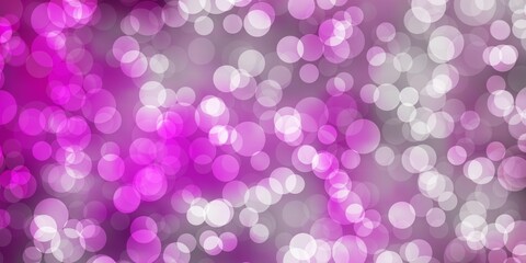 Light Pink, Yellow vector texture with circles.