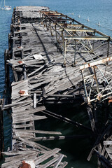 Dilapidated bridge