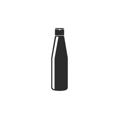 bottle chilli sauce icon vector illustration design template