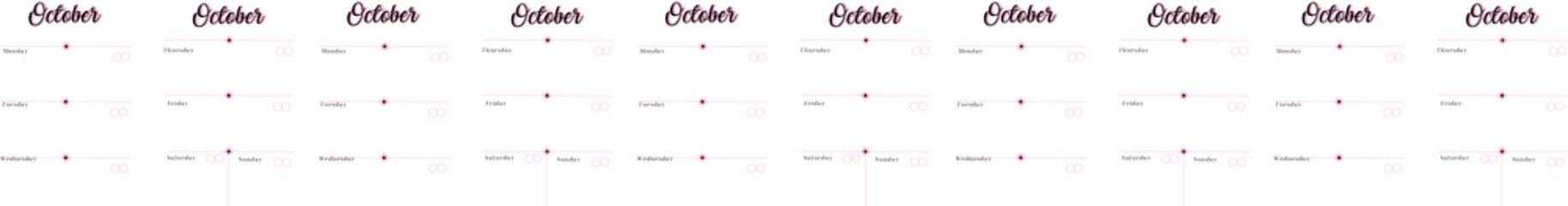 Planner - October