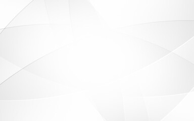 Obraz premium Abstract geometric white and gray curve line gradient Background. with space for concept design Technology and modern.