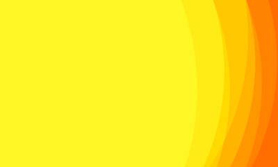 Abstract yellow orange color curve wave line background.