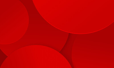 Circles red texture background. Simple modern design use for christmas and valentine day concept.