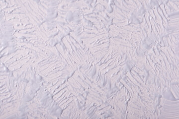Abstract art background light gray and white colors. Watercolor painting on canvas with silver strokes and splash.