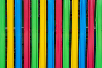 rainbow wall Beautiful colorful Rainbow zinc wall metal fence background 