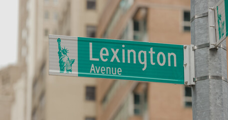 New York City street sign