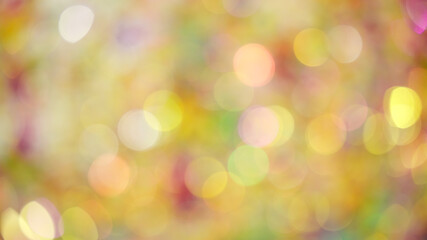 Obraz premium Vivid lights glittering with golden color